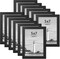(Black, Pack of 6)5x7 Picture Frame, 5x7 Photo Frame with High Definition Plexiglass(Black) 6"L x 4"W